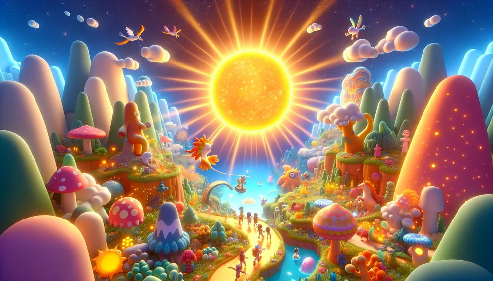 Rim På Resa Till Solen